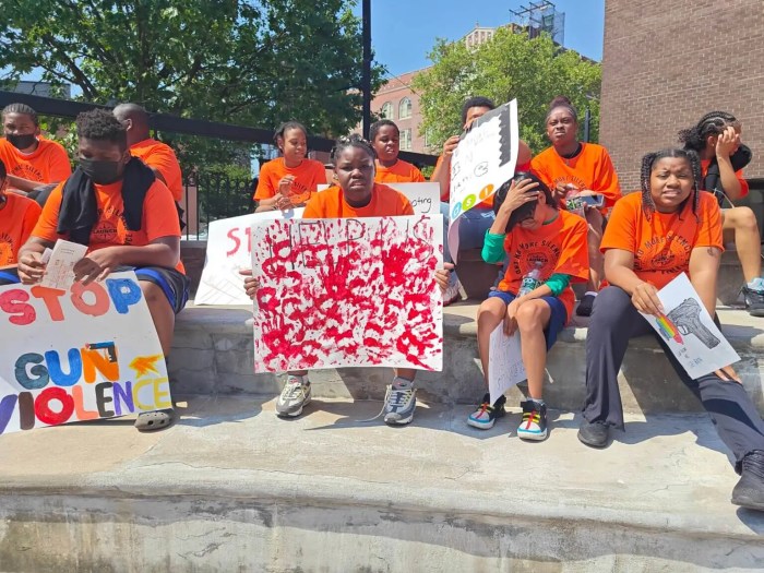 crown heights gun violence walkout