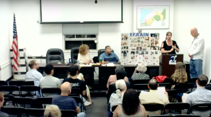 Vivian Barretto appearing before CB7's June 12 meeting