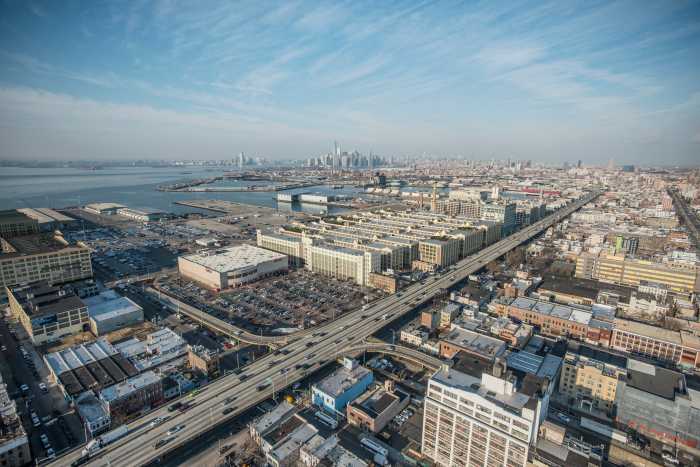 industry city from above