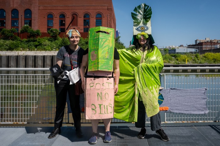 attendees at gowanus art parade