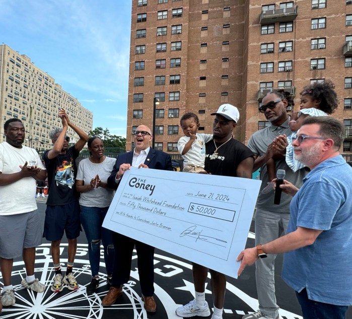 Lace-up your sneakers and head out to the newly revamped Coney Island basketball courts.