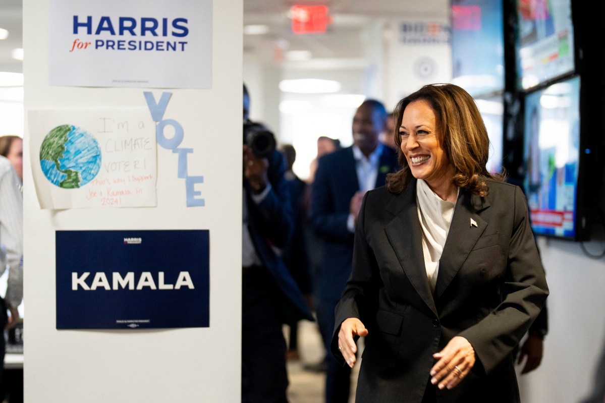 kamala harris brooklyn public library election