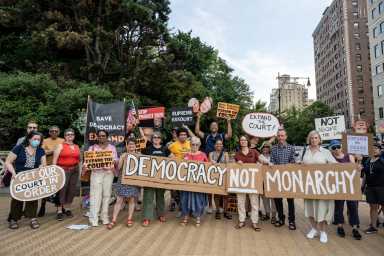 supreme court schumer protest