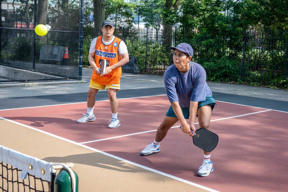 pickleball players