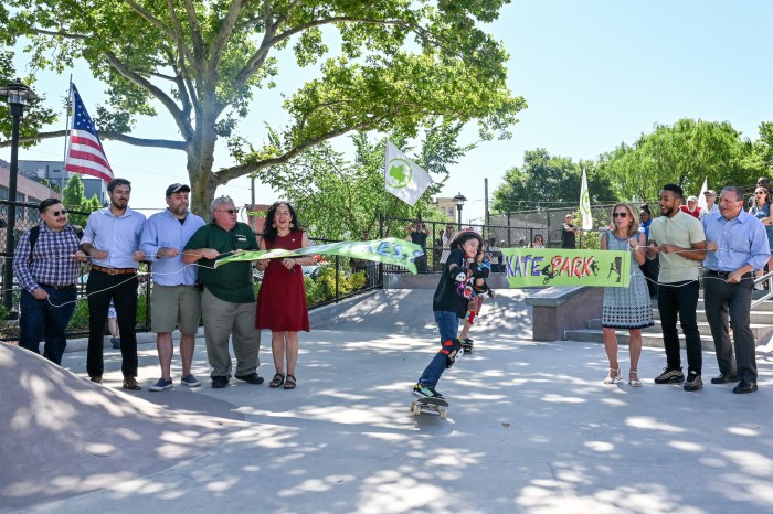red hook skate park ribbon cutting