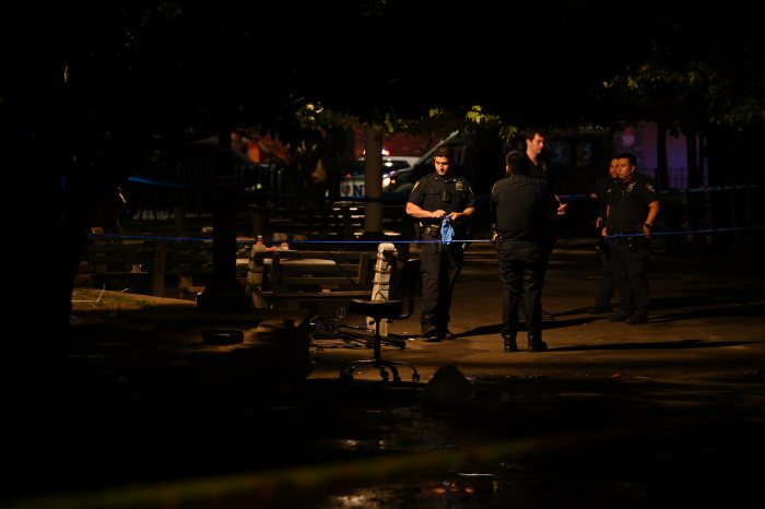 police in clinton hill playground