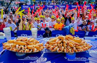 nathan's hot dog eating contest