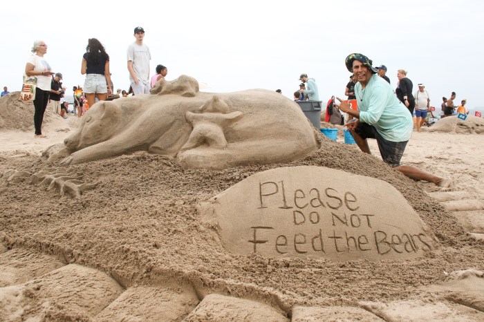 A beary good idea! Tony Cusicanqui, smiles proudly with his contest-winning creation.
