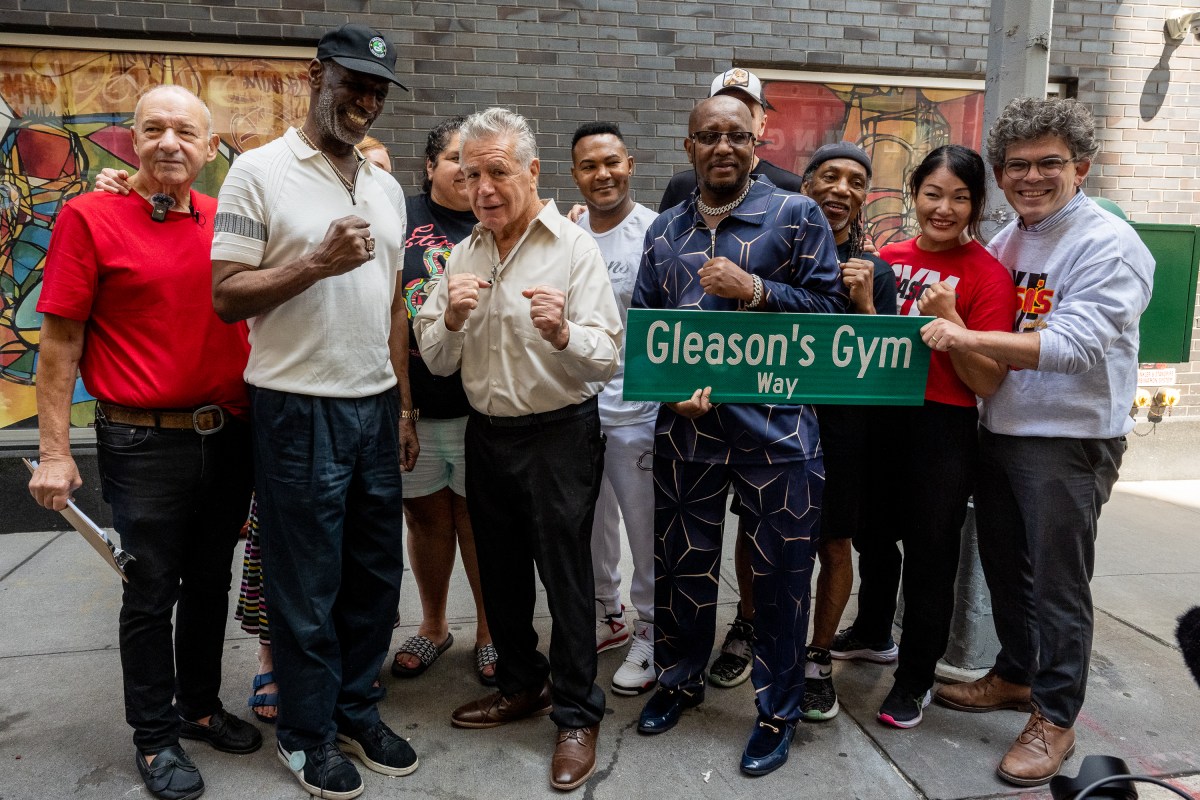 NY: Gleason’s Gym Street Co-namig
