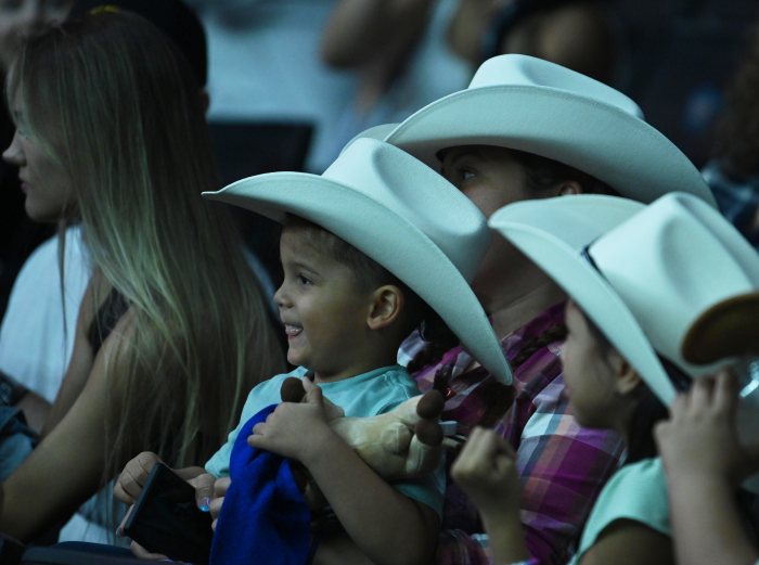 Families enjoyed the Pro Bull Riding competition and entertainment.