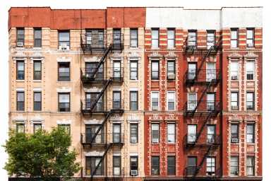 New York City Apartment Building in the East Village