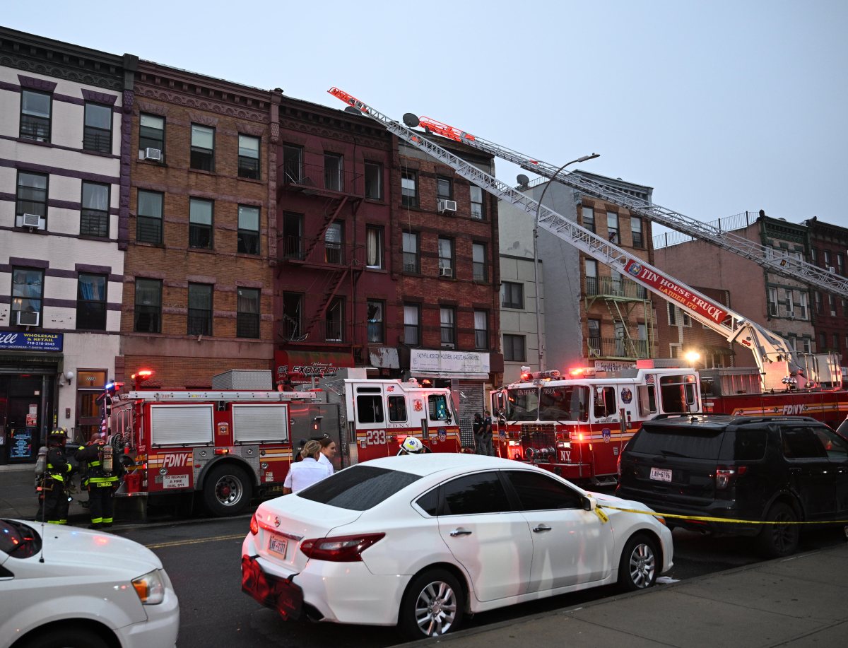 The fire at 2204 Fulton Street set by an emotional disturbed person , left him in critical condition, a firefighter injuried and a ca rescued on Thursday, August 8.