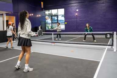 people playing pickleball at PKLYN