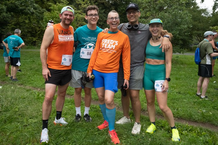 doctors posing after T.E.A.L. ovarian cancer 5k