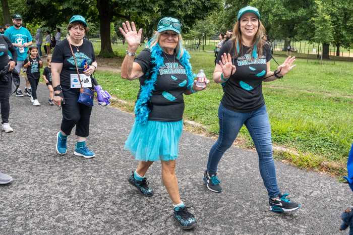people walking at T.E.A.L. 5k