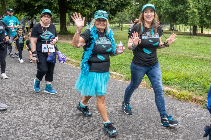 people walking at T.E.A.L. 5k 