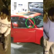 The US Attorney Eastern District of New York submitted surveillance footage alleging to show members of Folk Nation embracing after the 2022 shooting and the an orange-colored Dodge Charger used during the drive-by.