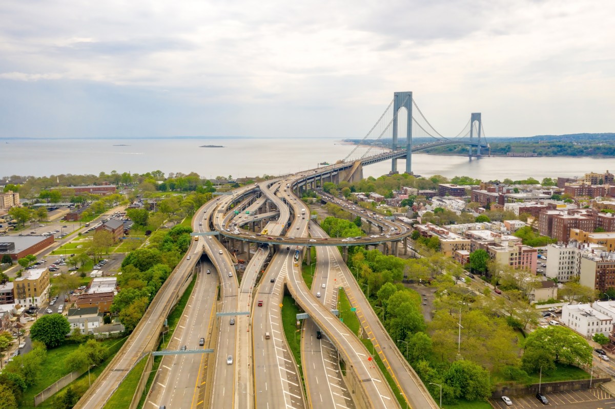 File image: The 46-year-old man was struck by a vehicle on the Brooklyn Queens Expressway near 86th Street