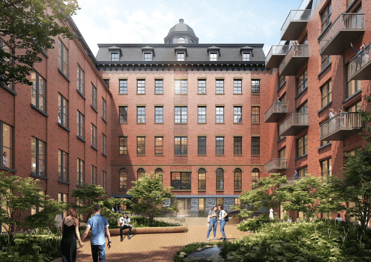 rendering of future St. John's College