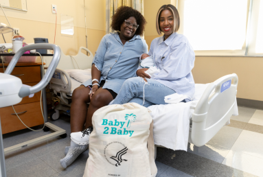 Kelly Rowland and Baby2Baby deliver maternal health and newborn supply kits to NYC Health + Hospitals/Kings County