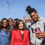 Governor Hochul meets with Brooklynites during a recent visit to Little Haiti.