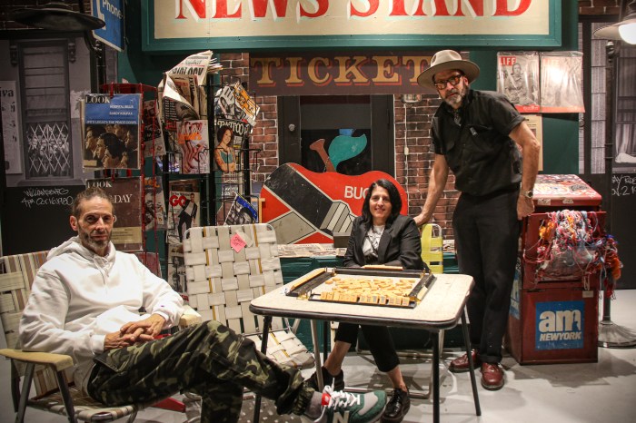 Lordz of Brooklyn Michael McLeer/Kaves (R), Adam McLeer (L), and Kaves' partner Donna. (center)