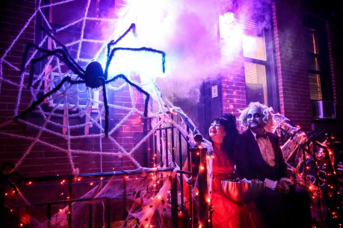 Halloween house in Brooklyn