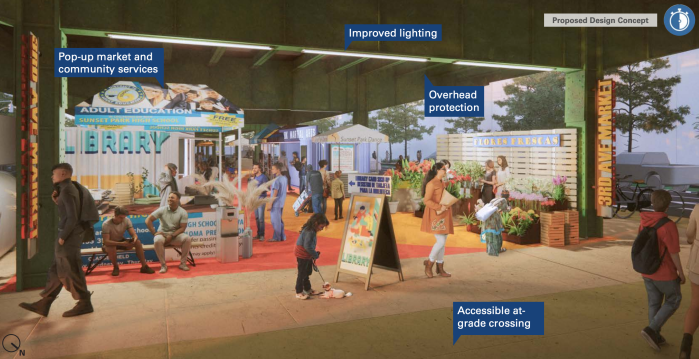 BQE pop-up market