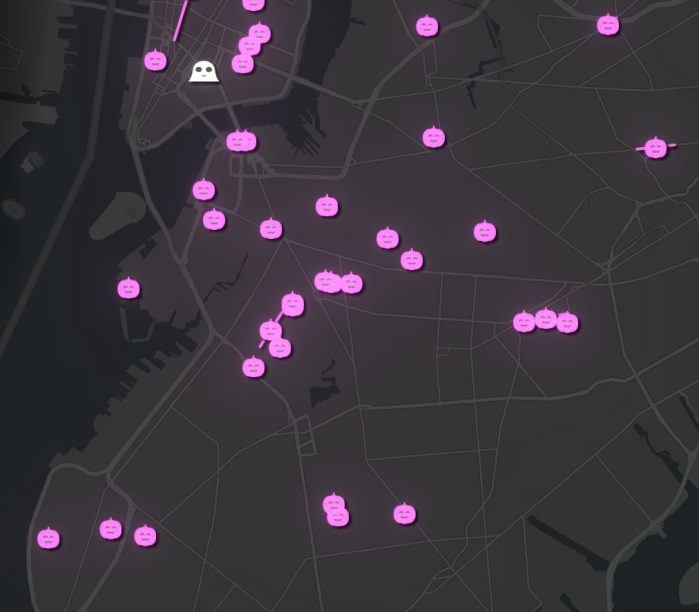 trick or streets map