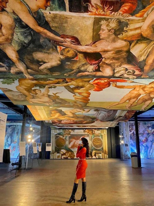 michelangelo sistine chapel exhibit