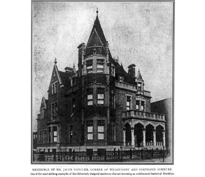 dangler mansion in 1901
