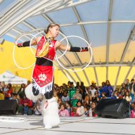 Programming for Indigenous Peoples’ Day at Brooklyn Children’s Museum includes storytelling, live music, dance performances, food demonstrations, an artist marketplace and art-making.