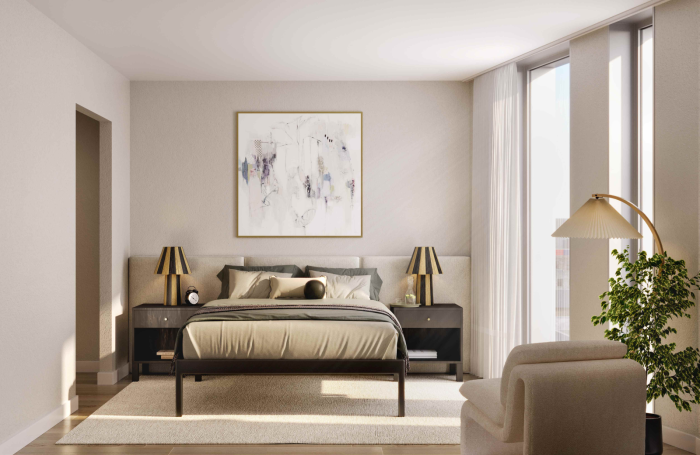 union channel apartments bedroom