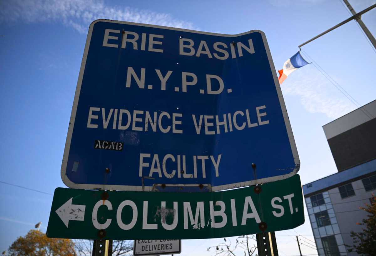 red hook nypd impound lot fire