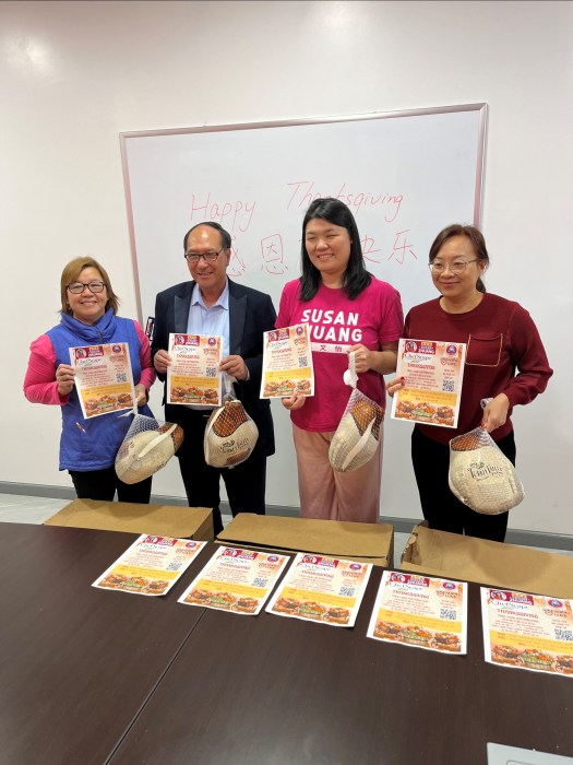 This event comes during Zhuang’s Turkey Trot for Seniors, which is underway. The Council Member and her staff deliver hundreds of turkeys to senior centers and organizations throughout the 43rd District.