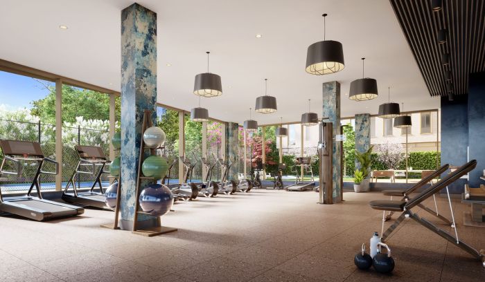 gym in greenpoint housing