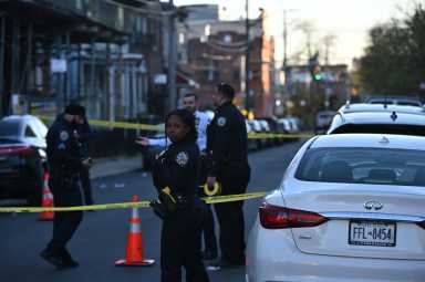 police on crime scene in brooklyn