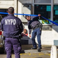 cops at scene of sunset park stabbing