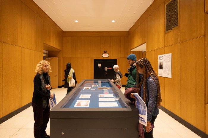 james baldwin exhibit at BPL
