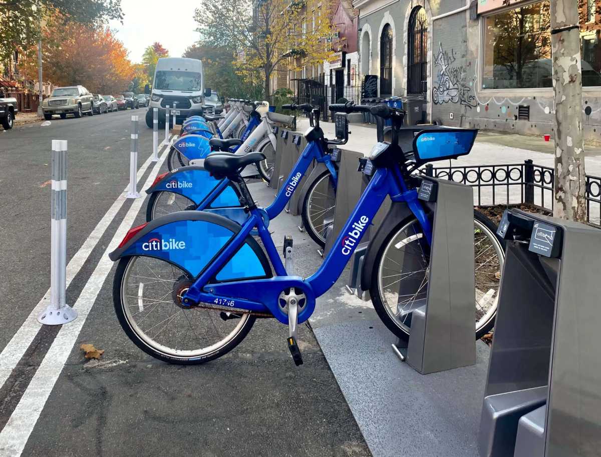 citi bikes in bed-stuy