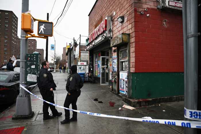 crime scene in Brooklyn