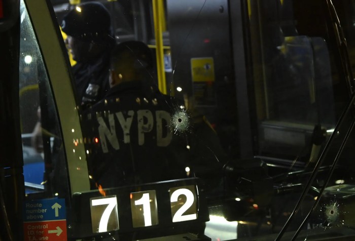 bullet holes in bus