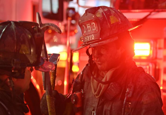 firefighter in bath beach