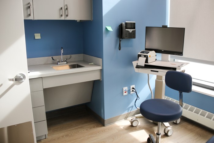 interior of health clinic
