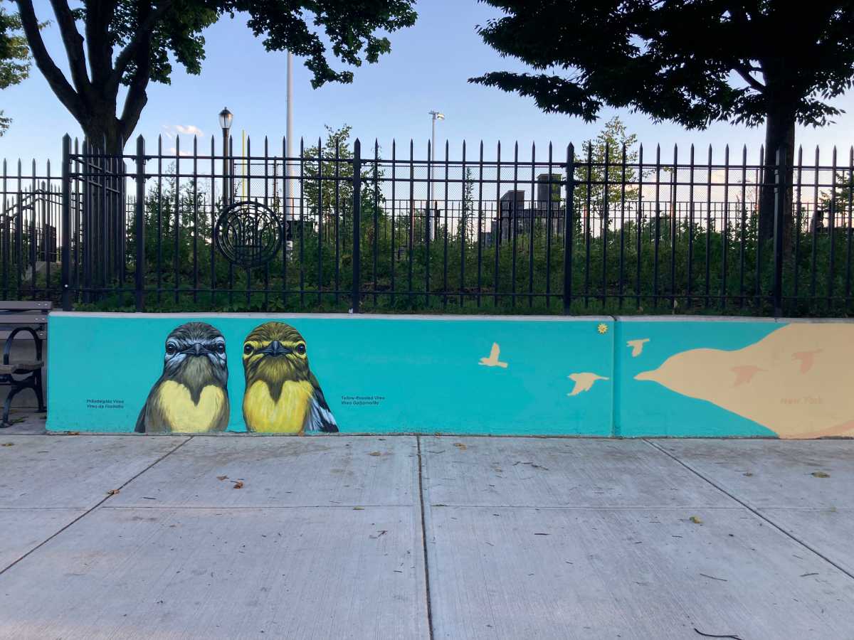 red hook migratory bird mural