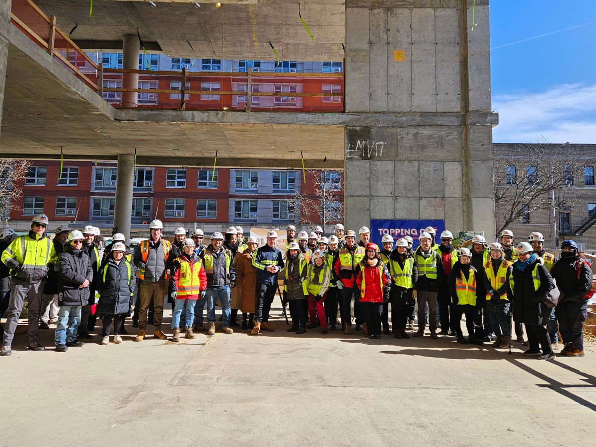 brownsville community center construction site