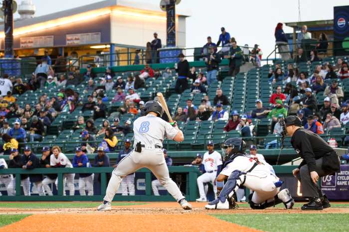 Brooklyn, NY :  2025 season opener for the Brooklyn Cyclones at Maimonides Park by Coney Island. Photo taken on April 4, 2025. Photo by Erica Price