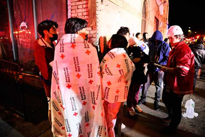 The American Red Cross assisted 12 residents impacted by the three alarm fire