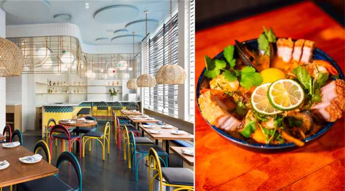 fish cheeks in williamsburg and fish dish in bowl