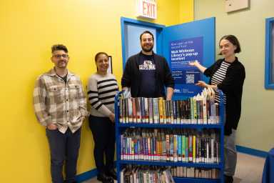 walt whitman pop-up library